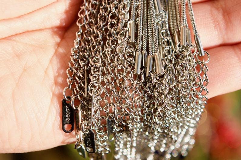Choice with Chain or Without Chain Mahogany Obsidian Pendant