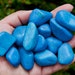 Blue Howlite Tumbled Stone from South Africa 