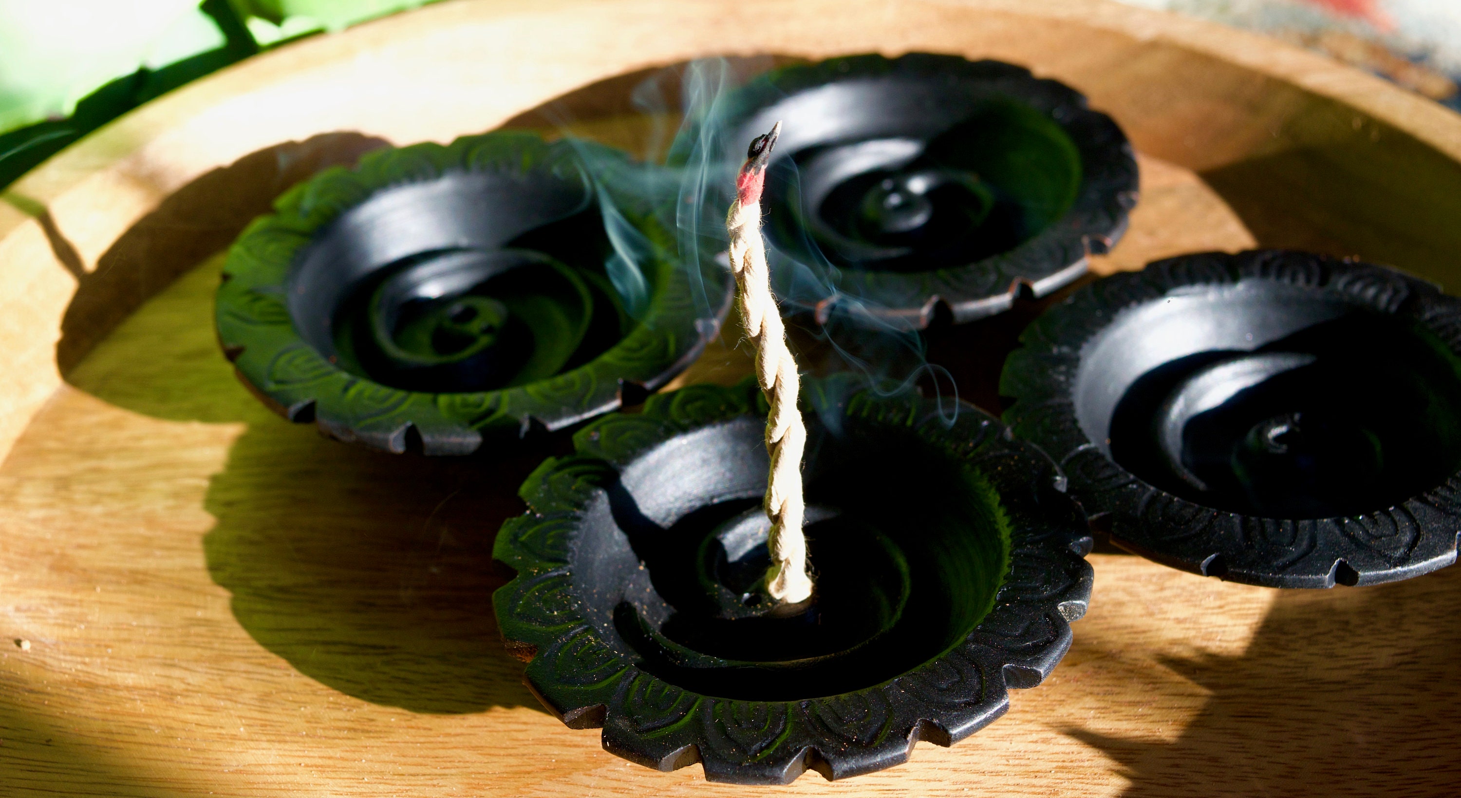 Clay Rope Incense Burner Plate Etsy