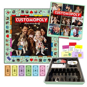 Custom Board Game: Customopoly - Personalized Family Game Night