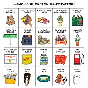 Personalized Customopoly Board Game: Custom Portrait Collage Edition Christmas Gift image 4