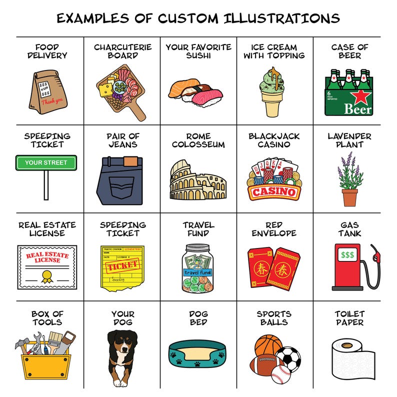 Personalized Customopoly Board Game: Custom Portrait Collage Edition Christmas Gift image 4