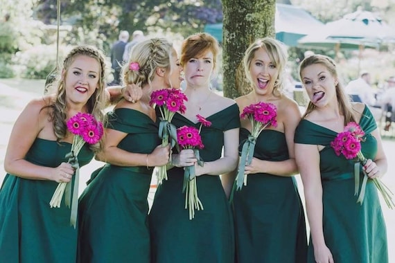 Custom Made 1950s Style Bridesmaid Dresses. Made to Measure