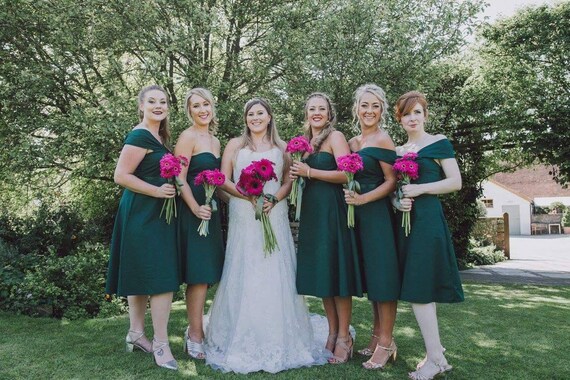 Custom Made 1950s Style Bridesmaid Dresses. Made to Measure. Etsy UK