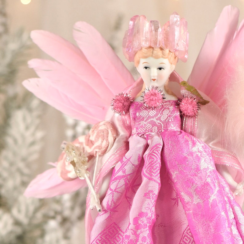 Ange De Noël Katherines Collection Belle Noelle Tree Top - 74cm - Doré - Neuf