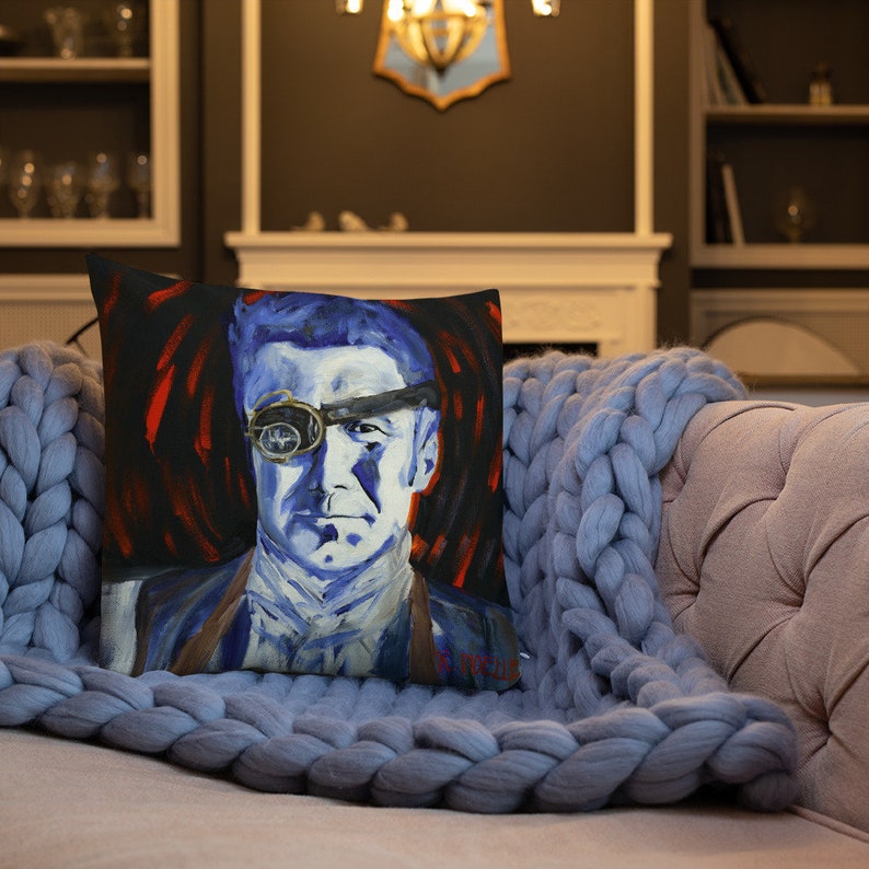 Premium Steampunk Pillow by R Noelle