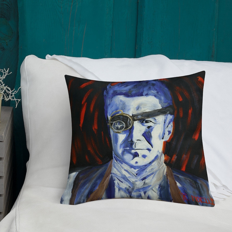 Premium Steampunk Pillow by R Noelle