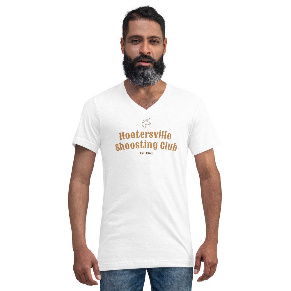 Hooterville Unisex Short Sleeve V-neck 