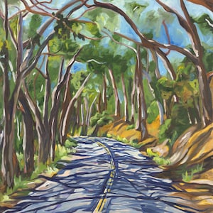 The Road to Montana De Oro Giclée by R. Noelle