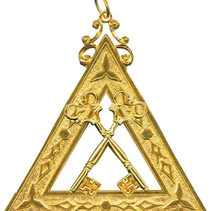 Masonic York Rite Royal Arch Officer Treasurer Jewel