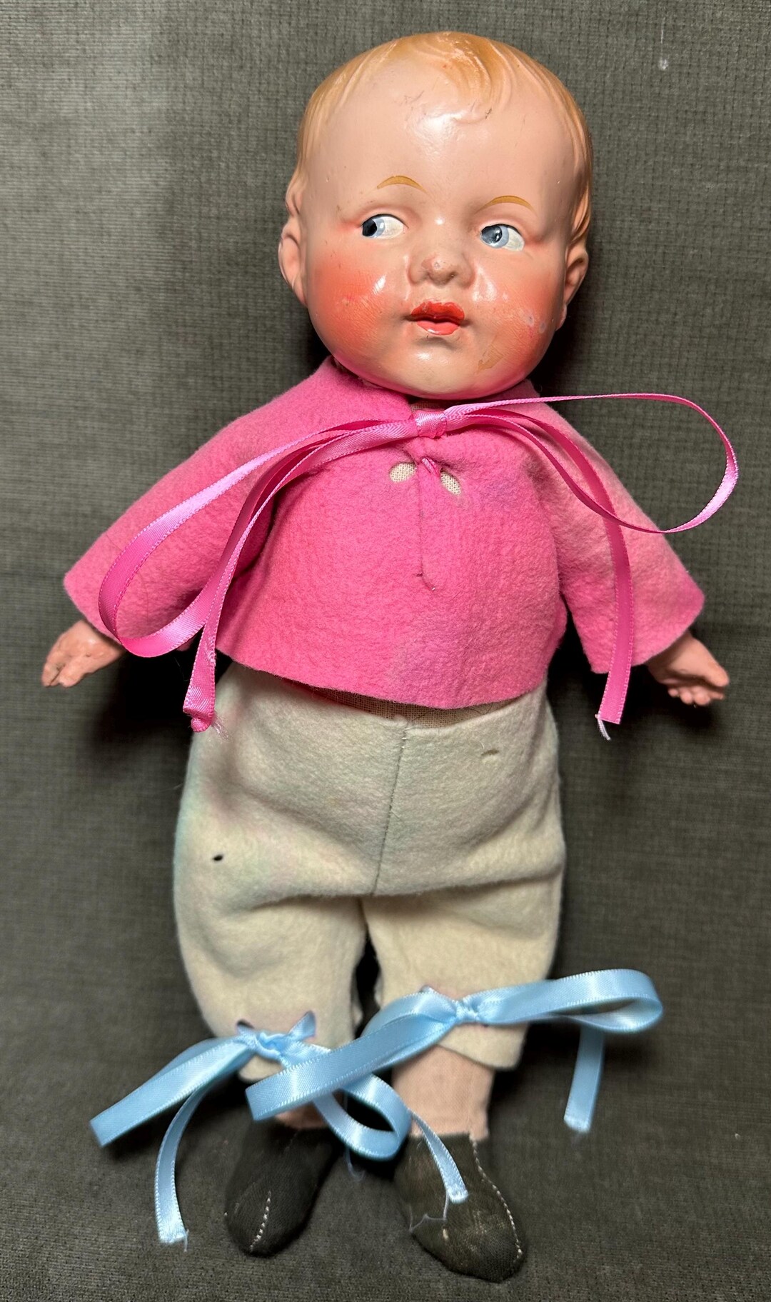 Bébé poupon poupée Vanta baby Amberg en l'état ancien retro