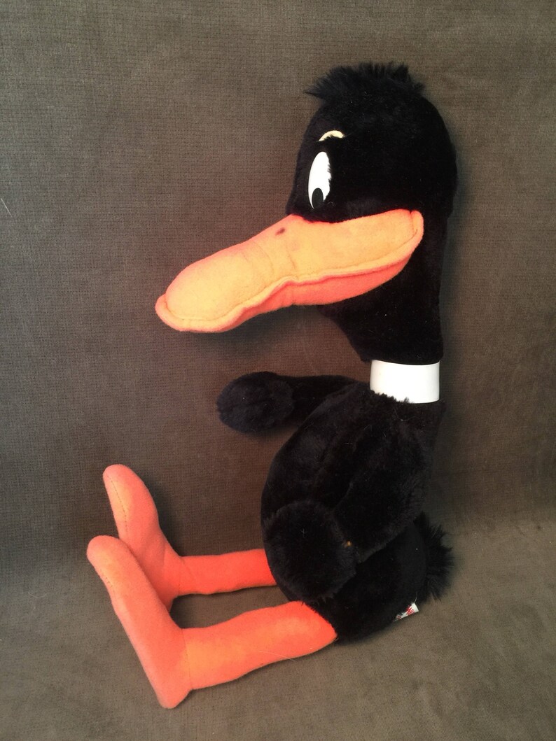 Vintage 1971 Daffy Duck Poseable Plush Doll by Warner Bros - Etsy