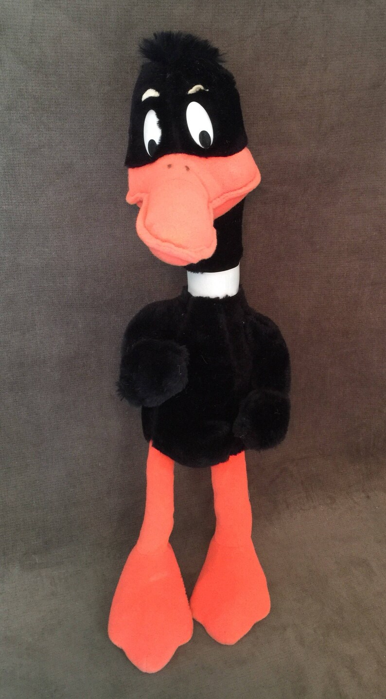 Vintage 1971 Daffy Duck Poseable Plush Doll by Warner Bros - Etsy