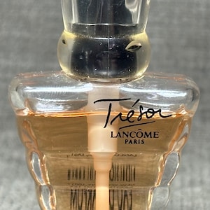Vintage Lancome Tresor Paris eau de Parfum miniature bottle .16oz Spray Made in France