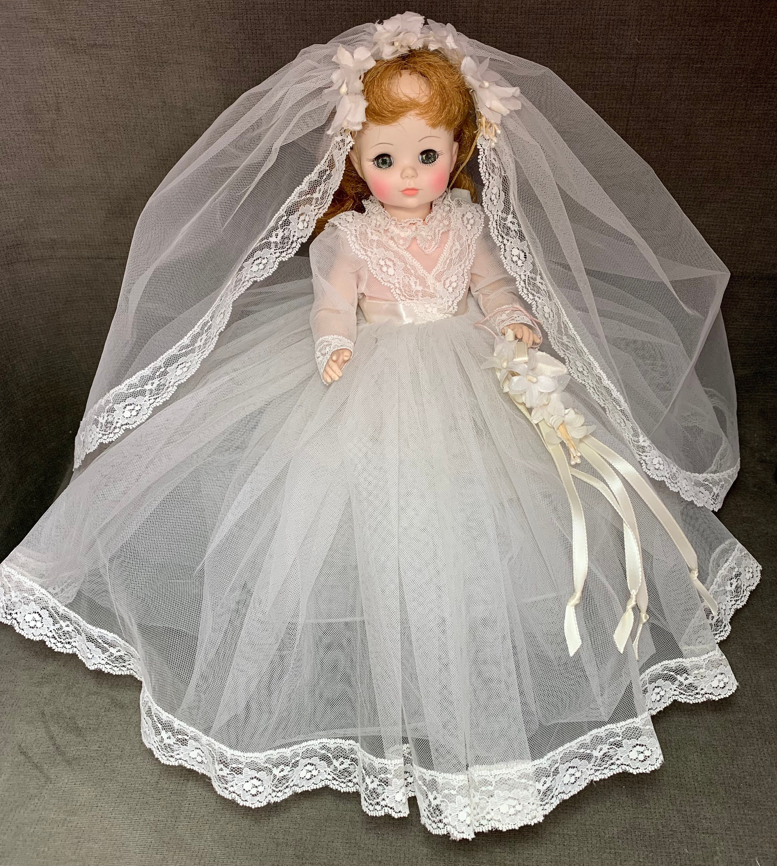 Vintage madame alexander bride top doll