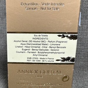 2 Mini Bottles Of Vintage Perfume L’Interoit Annick Goutal image 3
