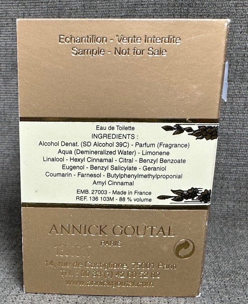 2 Mini Bottles Of Vintage Perfume L’Interoit Annick Goutal image 3