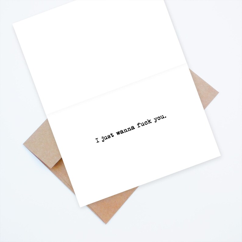 naughty Valentine/'s Day card Dre card In the wise words of Dr funny love card Dr Dre...I just wanna f*** you naughty love card