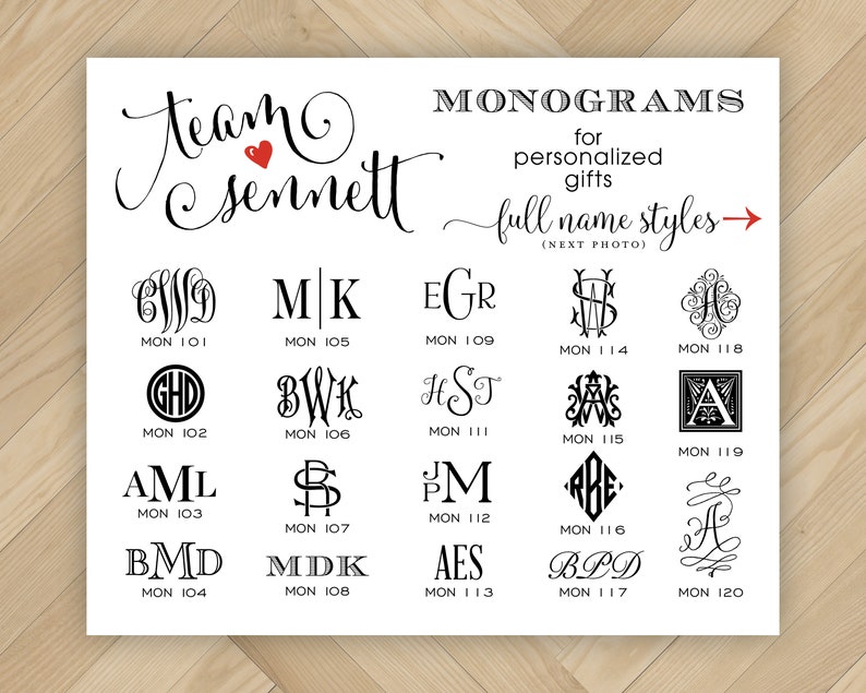 TeamSennett Monogrammed Paper Coasters
