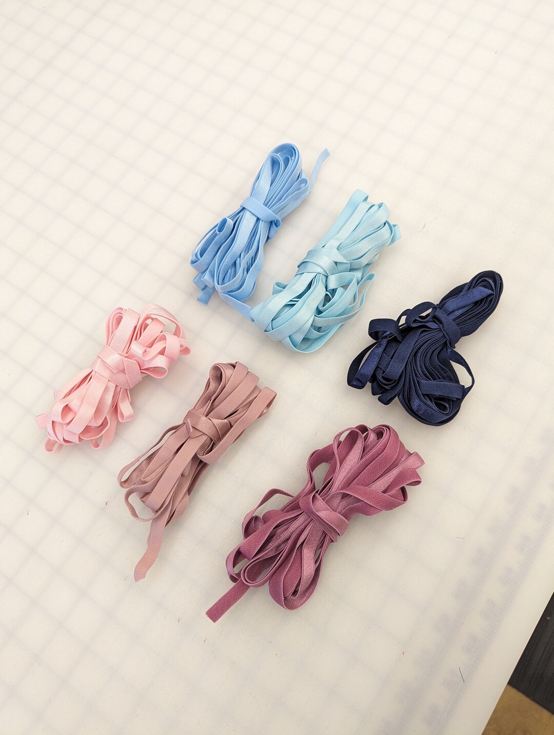 Bra Strap Elastics 10mm, Plain Edge Satin Elastics for Bras Underwear