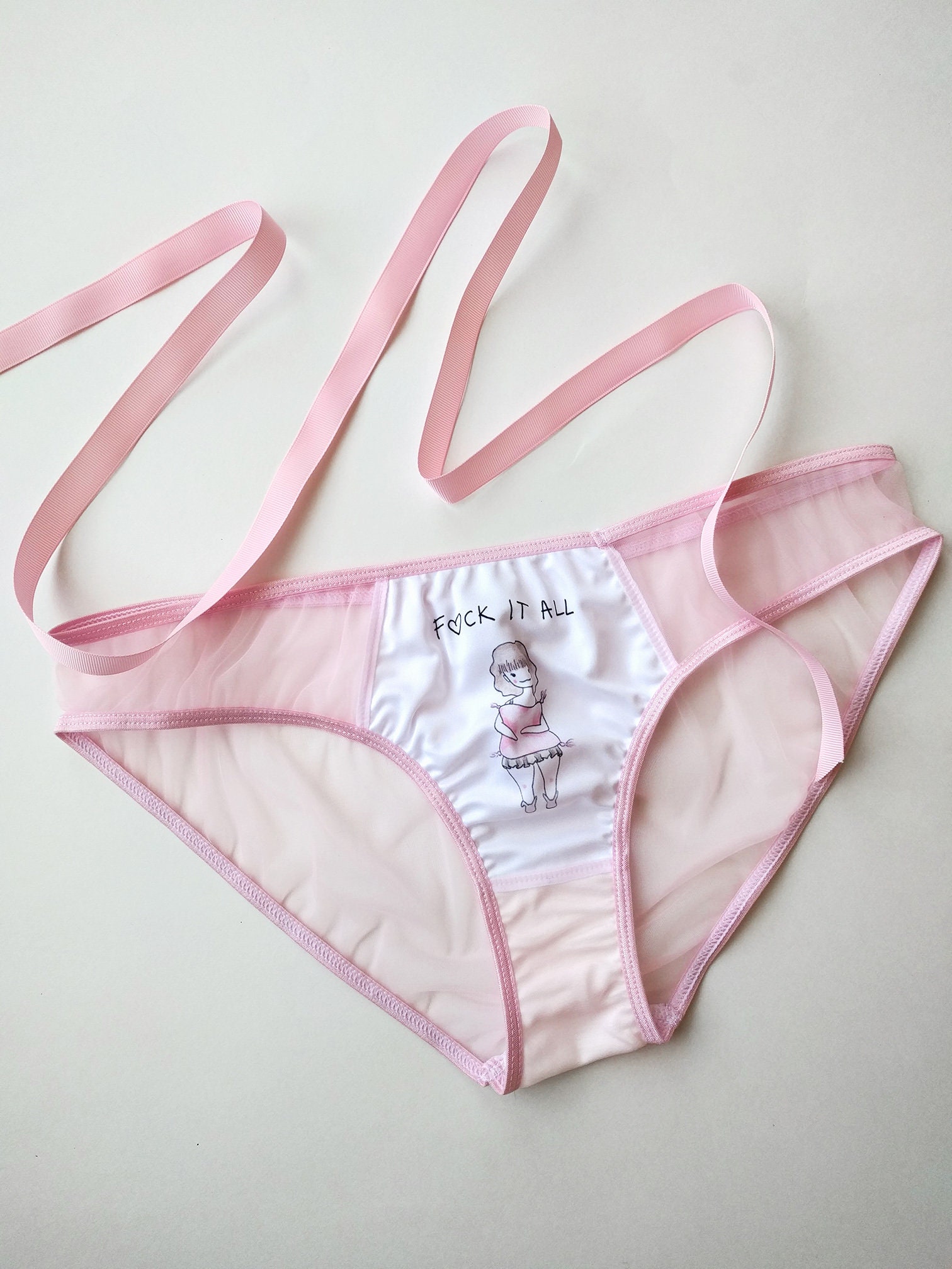 F IT ALL knickers cute pink panties panty knicker undies Etsy