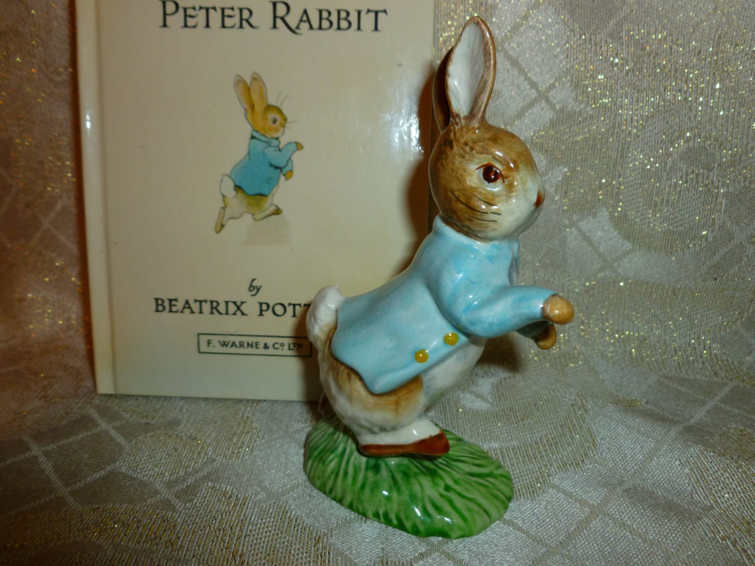 beatrix potter figurines peter rabbit 1948