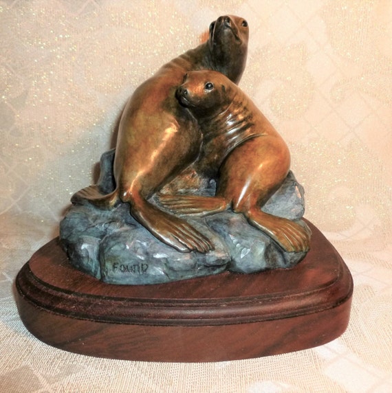 Carmel Collectibles Offers A Cast Bronze By Honored Artist Jeff Oens Entitled Found 1988 Hallmarked Gallery Quality Limit 5/75 Exceptional