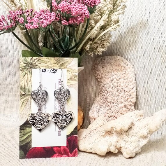 Earrings By Carmel Collectibles Elegant Handcrafted Beautiful Style Silverplated Earwires Always FREE Domestic SHIPPING