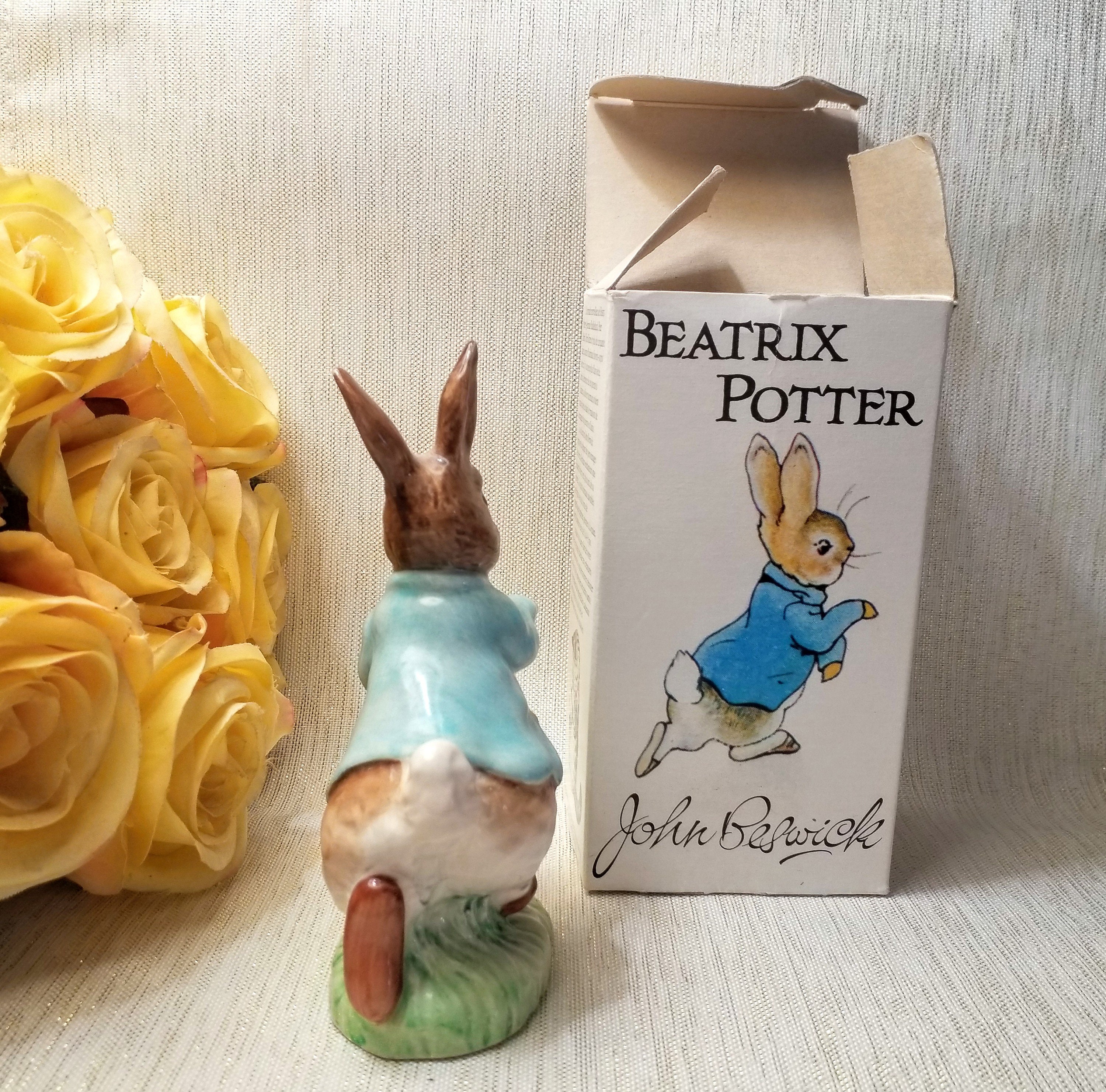 beatrix potter figurines peter rabbit 1948