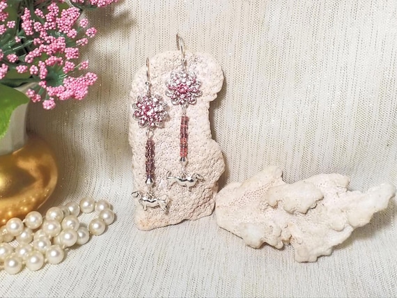 Handcrafted Earrings Beautiful Design For You With An Adorable Dachshund Charm Silverplated French Earwires Always FREE Domestic SHIPPING