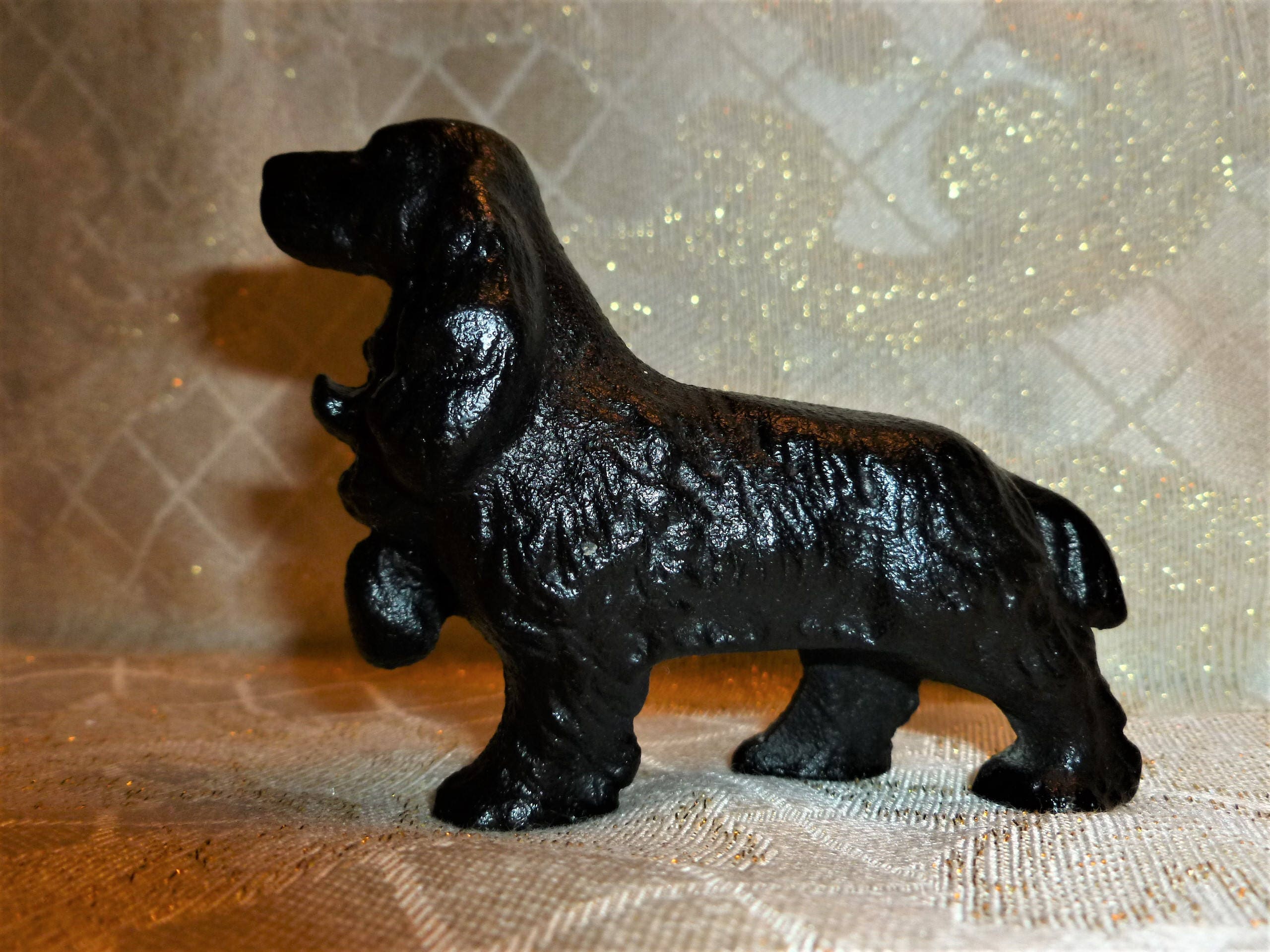 working cocker spaniel figurines