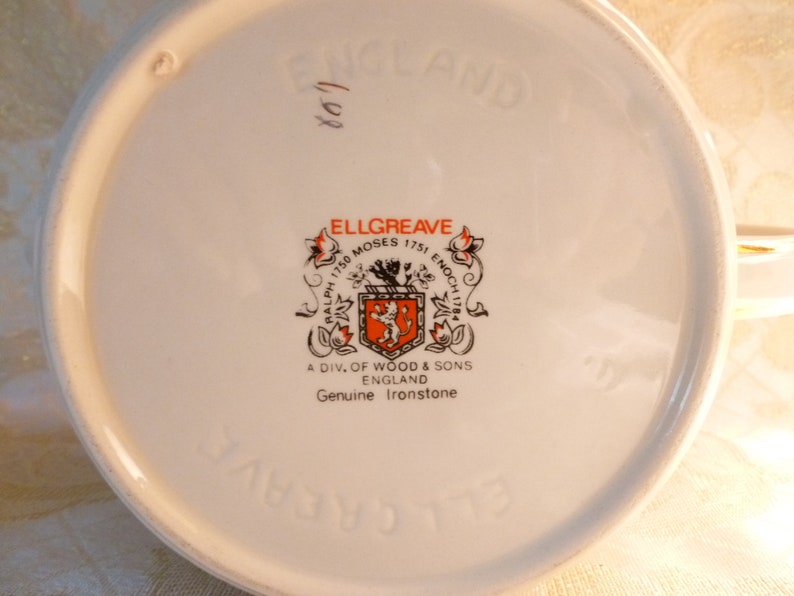 Ellgreave England Beautiful Vintage Teapot With Lid Etsy