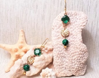 Earrings Handcrafted Artisan Beautiful Emerald Green Color Buy Any Two Pair Of Artisan Earrings Get Third Pair Free Always FREE Shipping