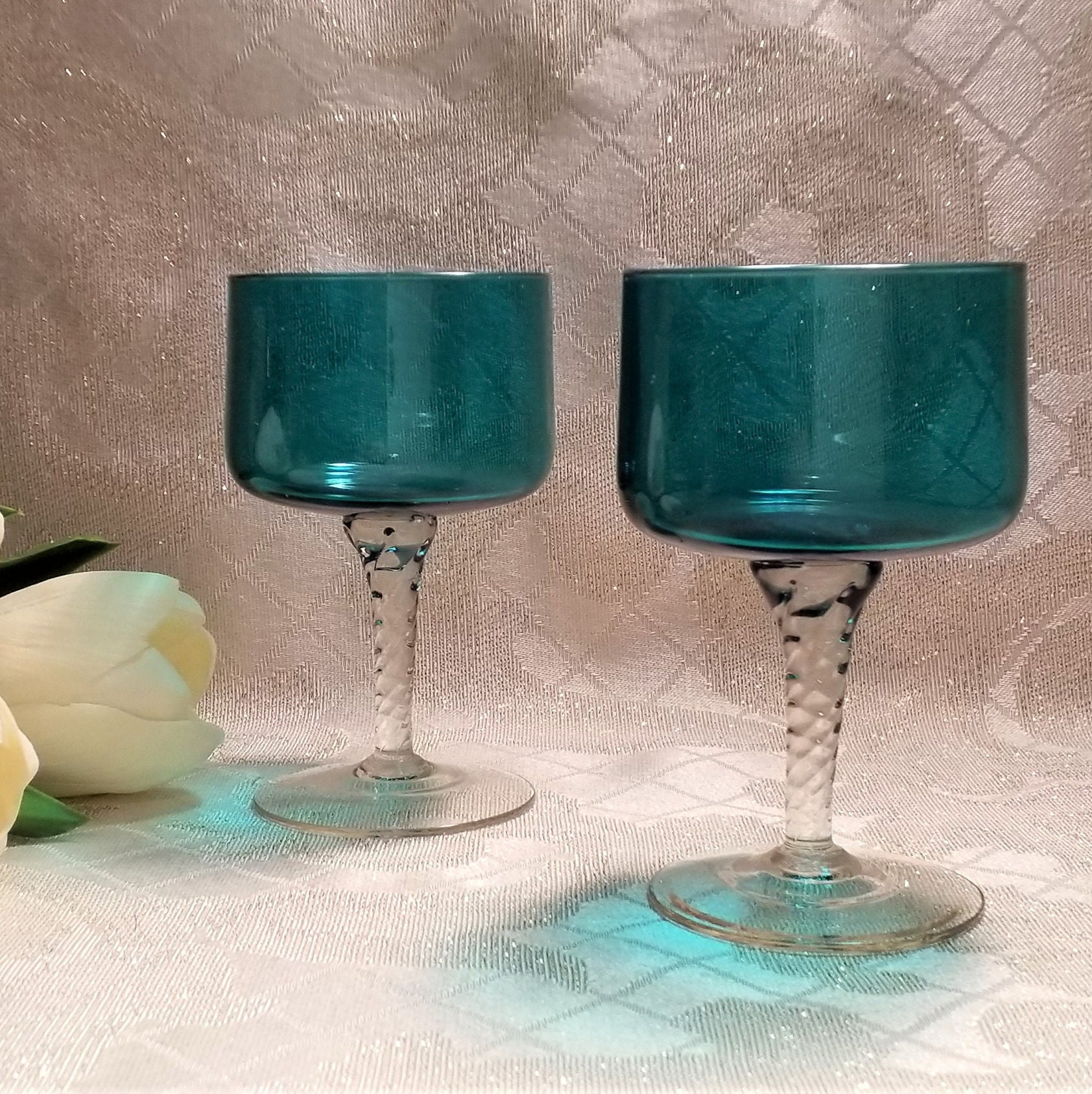 This item is unavailable -  in 2023  Fancy drinking glasses, Vintage  glasses, Candlewicking