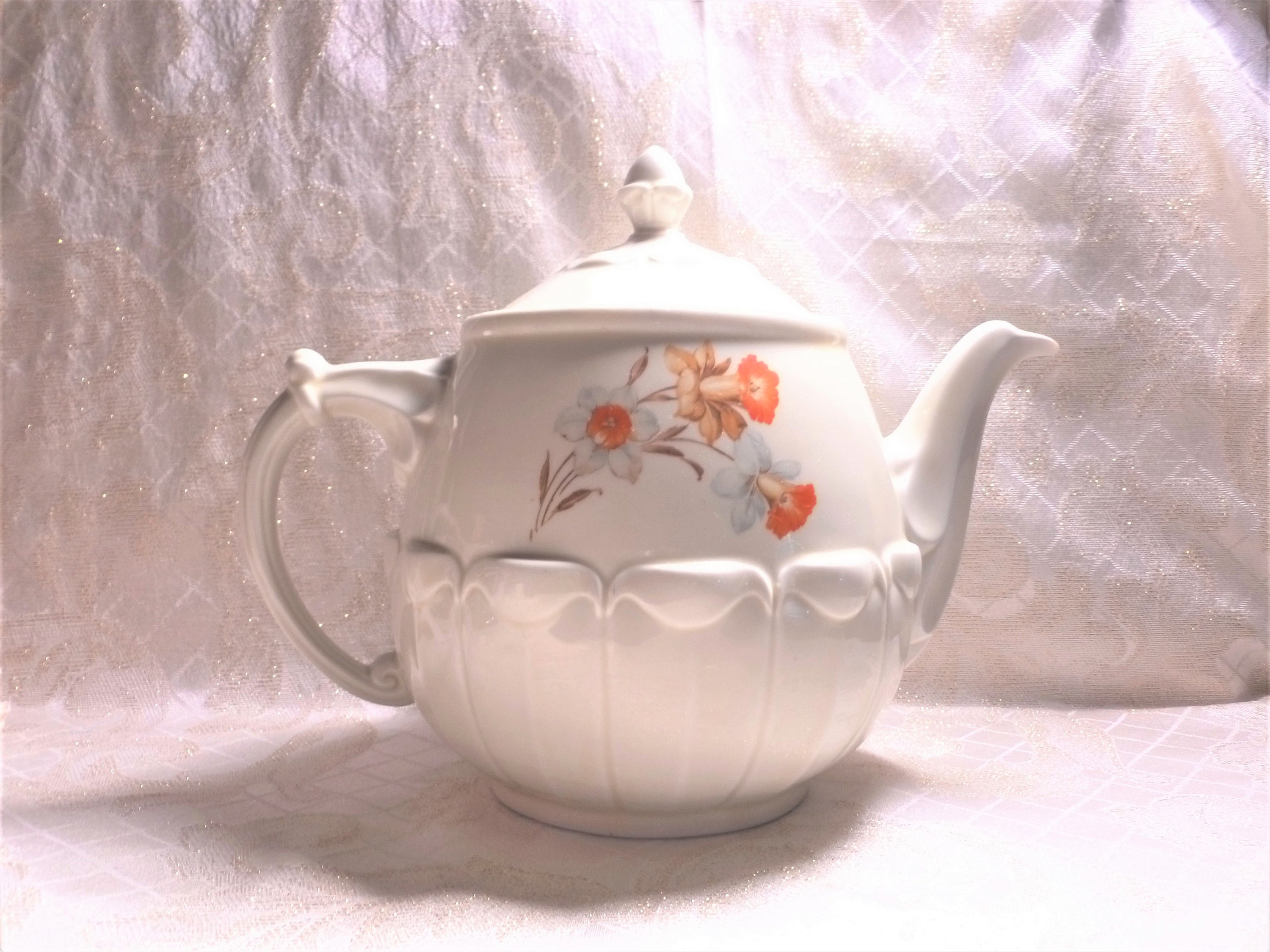 4 PC Vintage HALL CHINA COMPANY Tulip Kadota – Dripolator – TEAPOT