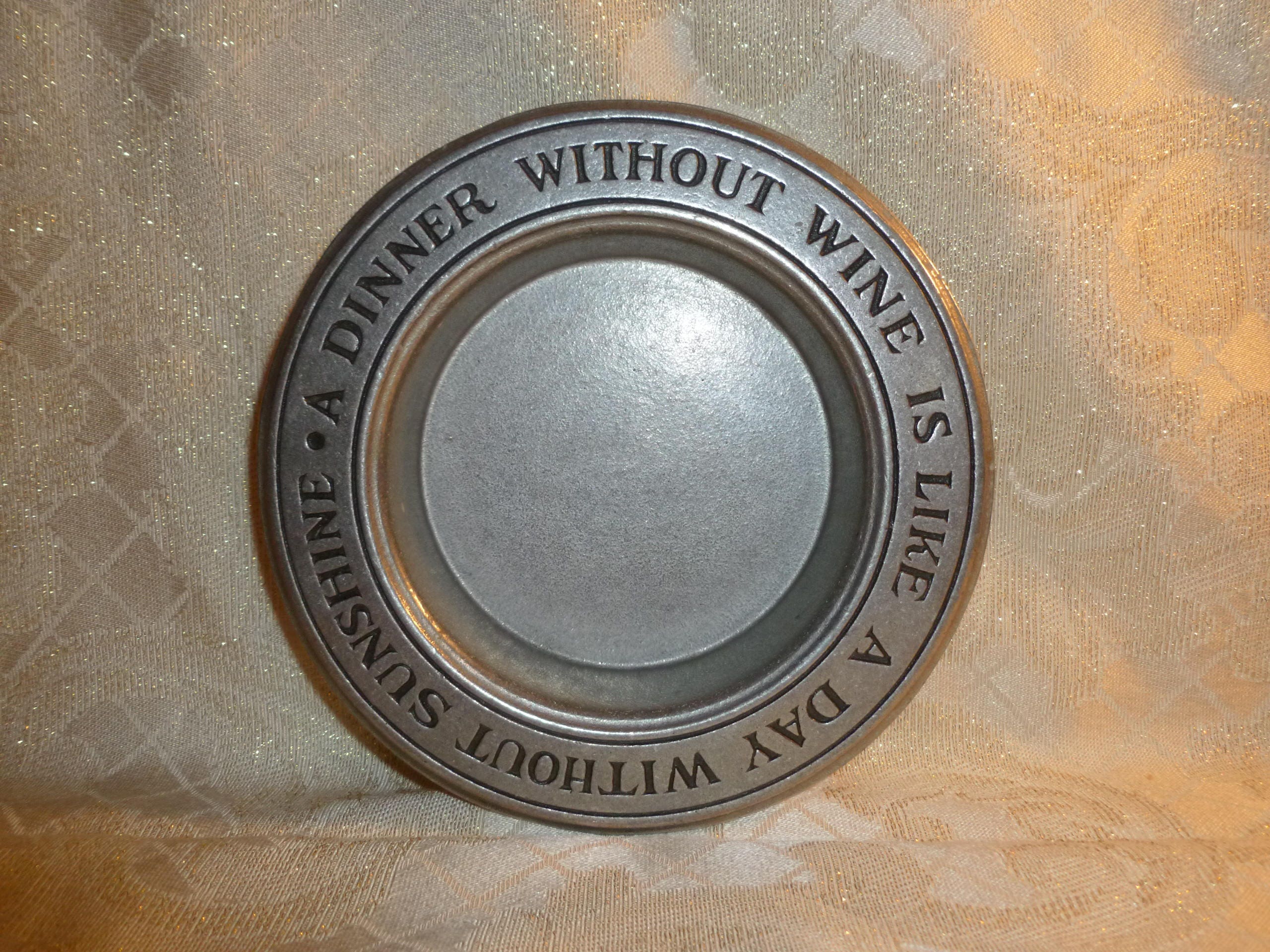 Wilton Pewter Bottle Holder For Wine Excellent Wilton Company Quality