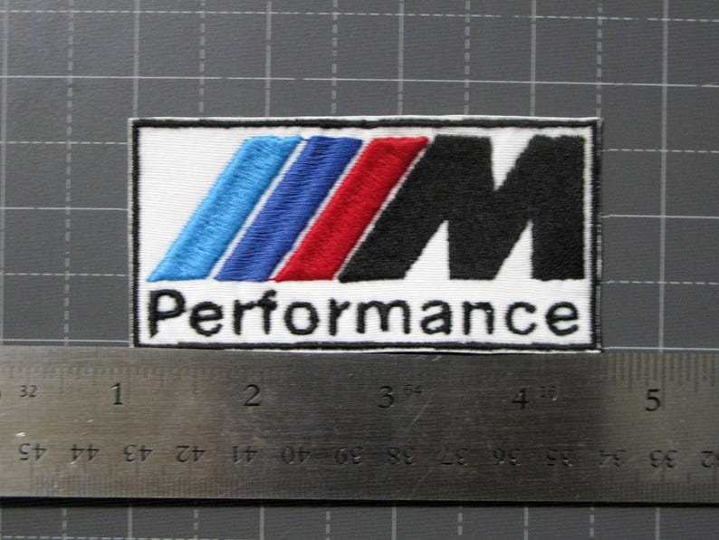 Bmw M Performance Logo Emblem Ensignia Badge On Black Or White Etsy