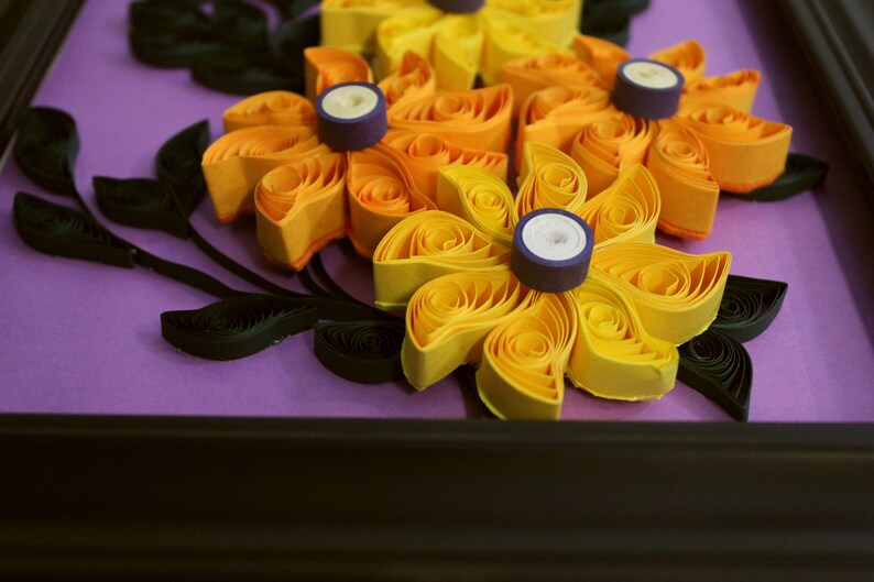 Paper Quilling art Unique home decor Quilled wall art Etsy