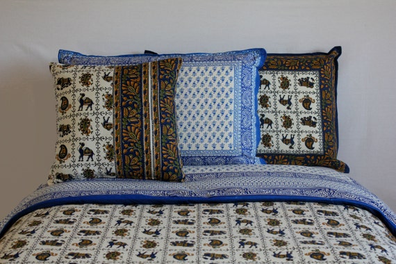 Twin Animal Print Duvet Cover Set Toddler Bedding Set Boys Etsy