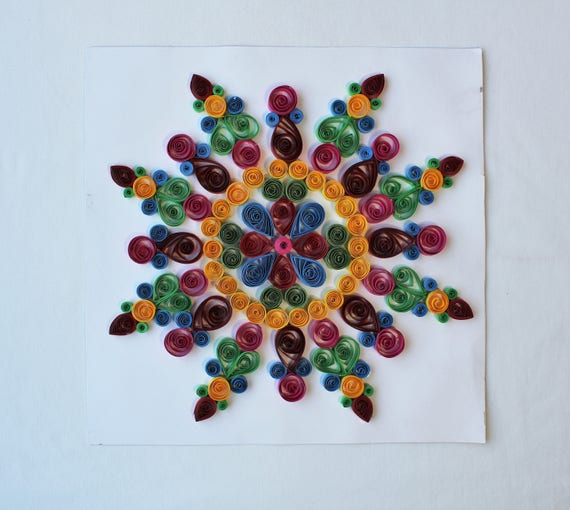 Hand painted 1 of a kind Mandala wall art