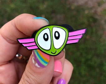 Weird Airlines wings assorted glow in the dark enamel pins