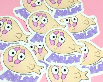 Pablow the Blowfish vinyl sticker Miley Cyrus, Happy Hippie Foundation stickers