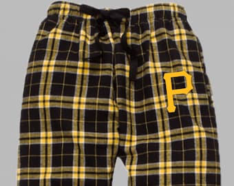 yellow flannel pants