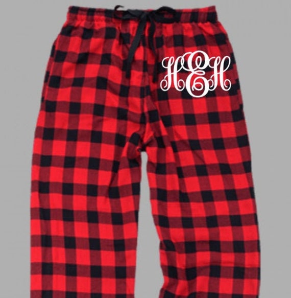 RED BLACK Buffalo Pajama Pants 