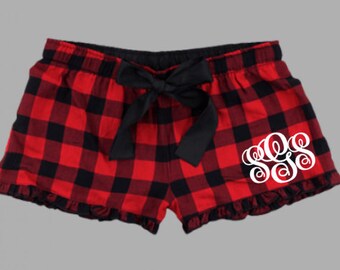BUFFALO Plaid RED and Black Pajama 