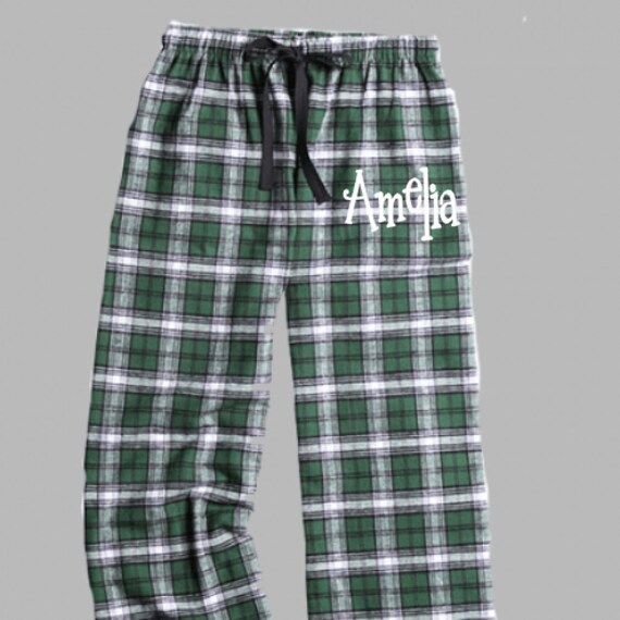 GREEN White PLAID Flannel Boxercraft 