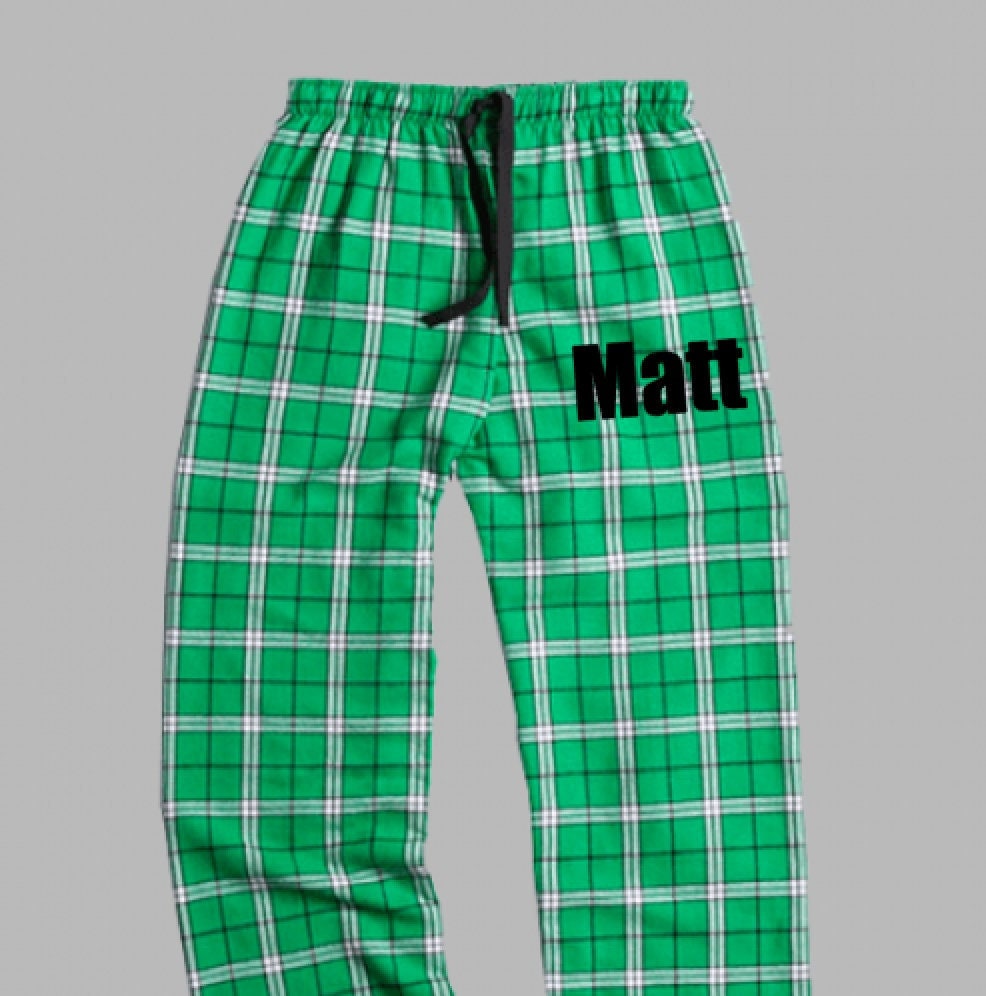 Kelly GREEN Black and WHITE PLAID 