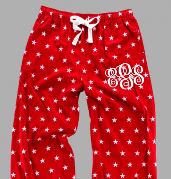 STARS RED and White Flannel Boxercraft 