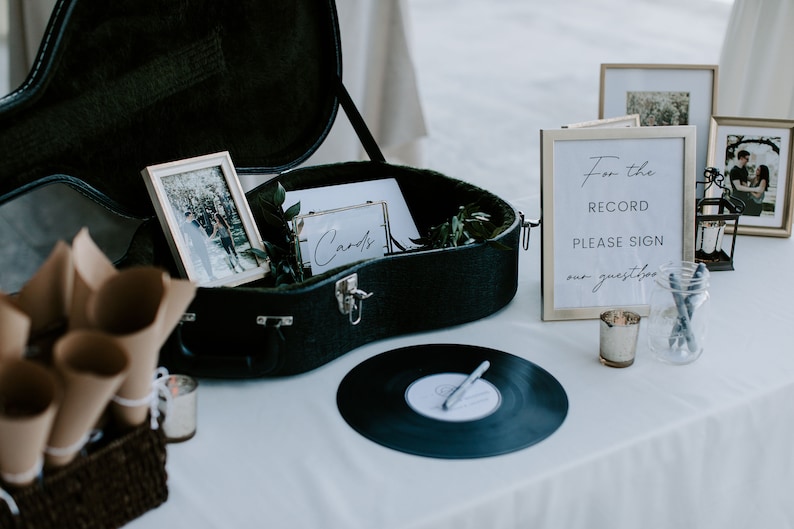 Custom Vinyl Record Guestbook for Wedding Vinyl Record Song Etsy