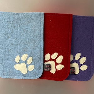 Hülle für EU-Heimtierausweis aus 100% Wollfilz